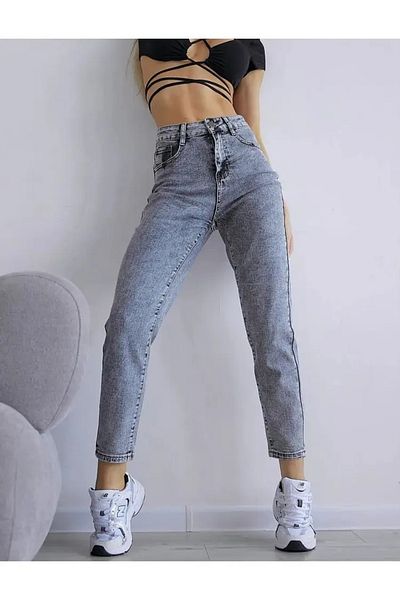 LAMİRA Woops Mom Jeans Super Snowwash Brand Bluewoops