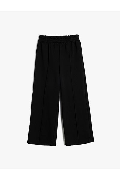 Koton Girl's Black Sweatpants - 5Wkg40168Ak