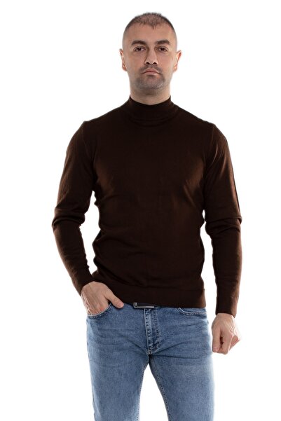 Sementa 12108 Yarım Balıkçı Yünlü Triko Erkek Kazak