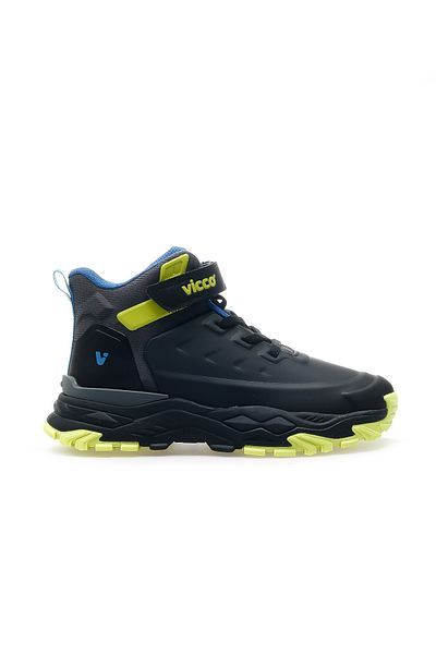 Vicco Agora Boy's Black Trekking Boots - 24k 869.472 Fe (31-37)