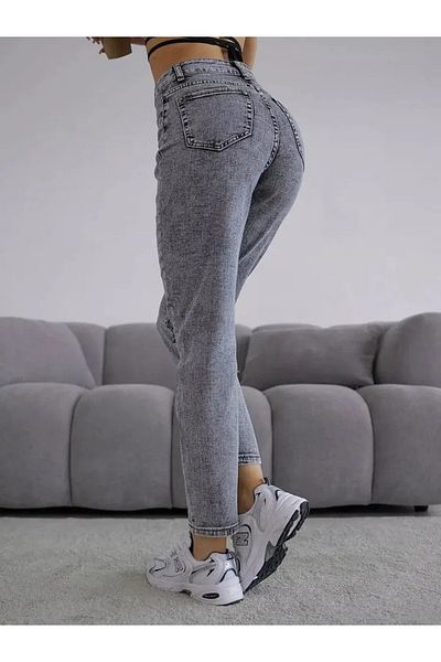LAMİRA Woops Mom Jeans Super Snowwash Brand Bluewoops