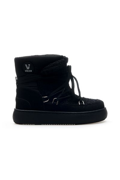 Vicco Merrill Girls' Daily Snow Boots - 24k 943.477 Fk Black (31-35)