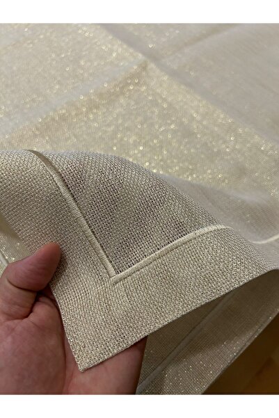 Valerium Piko Şeritli Masa Örtüsü Takımı ( masa örtüsü,runner ve peçete takım...