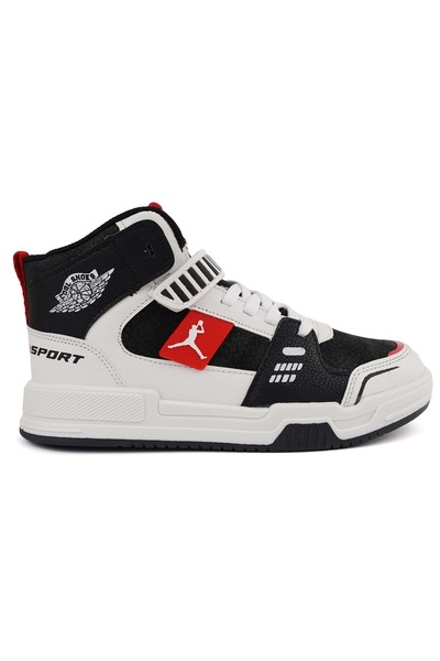 Kocamanlar Ayakkabı Cool King JoranS - Orthopedic Unisex Children's Sports Shoes, Long Heel, RED