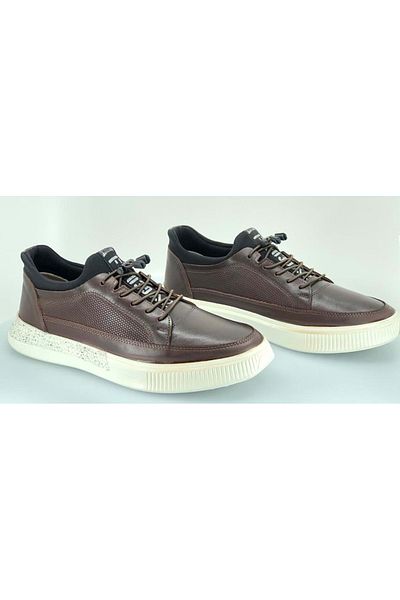KCMN Dropland 8223 100% γνήσιο δέρμα ανδρικά παπούτσια casual καφέ