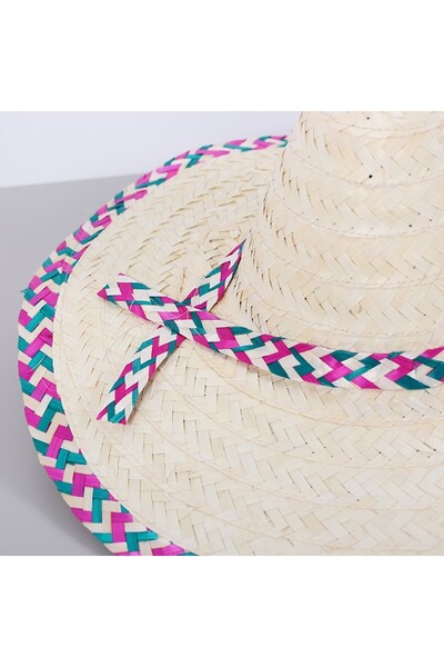 Mylamp Sabrina Natural Bamboo Hat 50X20 cm