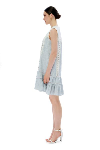 miha Hicran Önal SHORT TUNIC Blue