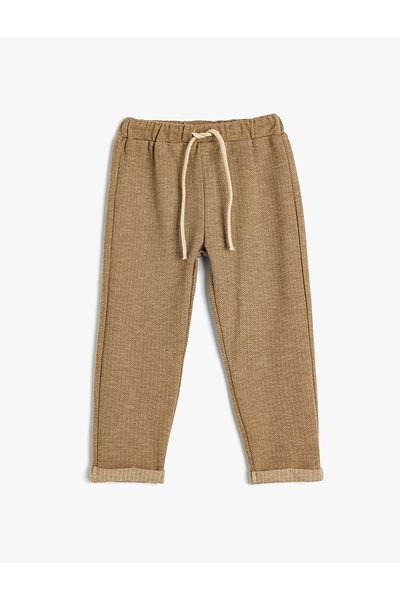 Koton Basic Tracksuit with Tie Waist and Horse