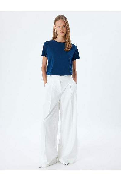 Koton Crew Neck Basic Cotton Short Sleeve T-Shirt