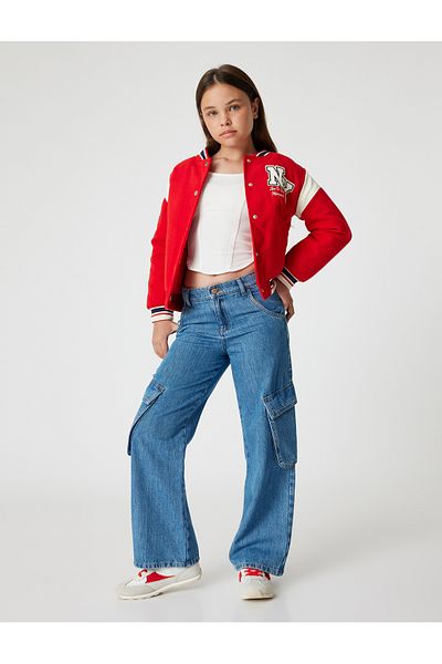 Koton Bavlněné Cargo Jeans – kalhoty s kapsami