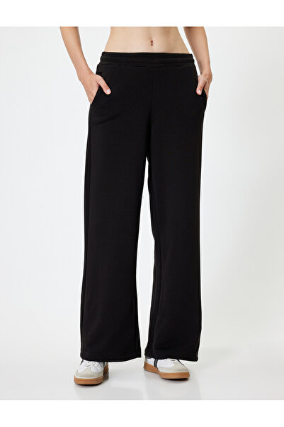 Koton Bol Paça Eşofman Altı Beli Lastikli Cepli Rahat Kalıp