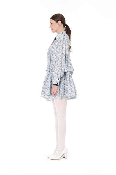 miha Hicran Önal Blue Rosa Tunic