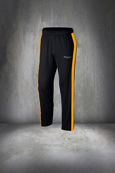 POSEIDON STORM Men's Black New Supra Combed Cotton Comfortable Running and Training Tracksuit Set S-3Xl