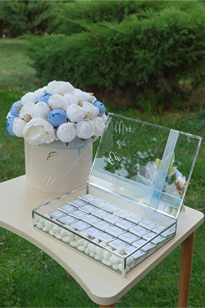 FilizKonuk Kutuda Kız İsteme Çiçeği Nişan Çikolatası Nikah Şekeri - Solmayan ...