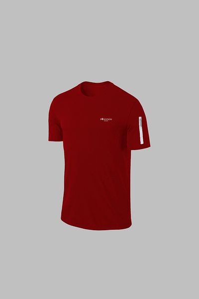 POSEIDON STORM Seria specială pentru bărbați din bumbac pieptănat burgundy supra - țesătură anti-transpirație S-3XL Costum din două piese