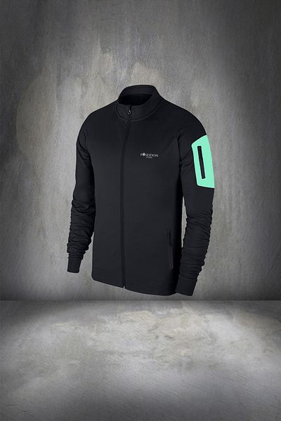 POSEIDON STORM Men's Tracksuit Set - Large Size, Black, Supra Combed Cotton, Comfortable Sleeve and Pocket Detail 4xl-10xl