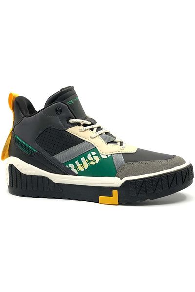 Kocamanlar Ayakkabı Gamelu Polo Boots High Top Sneakers Men's Sports Shoes BLACK