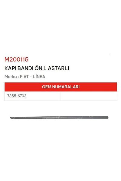 MARAL Linea Door Band - Front Left Lined