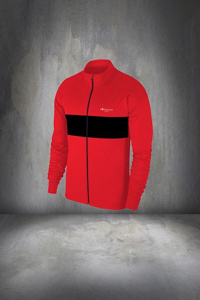 POSEIDON STORM Red Men's Tracksuit Set - Oversize, Supra Combed Cotton, Anti-Sweat, Breathable 4xl