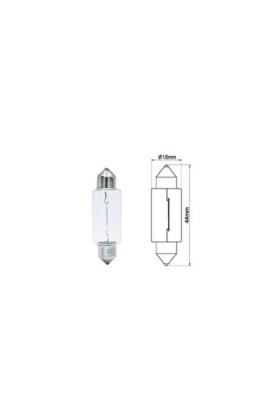 OEK Sofit 15W Bulb Sisman - 24V 15×44 Heat Brand
