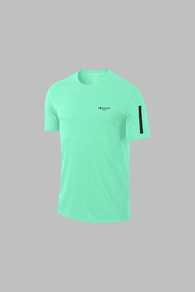 POSEIDON STORM Ανδρικό κοστούμι τρεξίματος Water Green Custom Supra Combed Cotton - Άνετο στυλ S-3XL