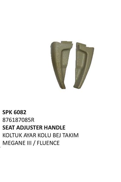 SUPER PLASTIK Beige Megane 3 Fluence - Sofa Adjustment Reclining Arm
