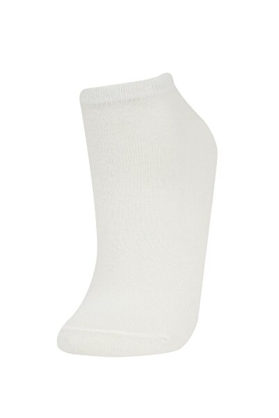 DeFacto Women's 5-Piece Cotton Booties Socks C6449Axns