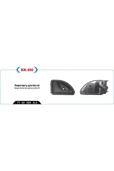 KAYA PLASTİK Interior Left Kangoo Compatible Door Opening Handle