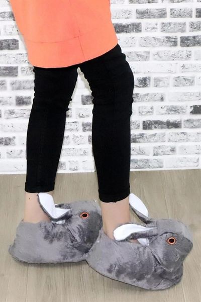 Nisanur Shoes شبشب للجنسين مع شكل كلب قطيفة لطيف