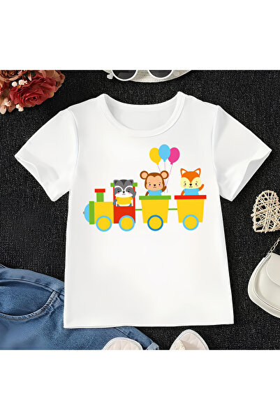 CDA Animals Trending Unisex Baby Girl Boy Λευκό T-Shirt