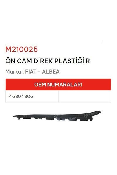 MARAL Front Right Albea Palıo - Glass Direct External Balance