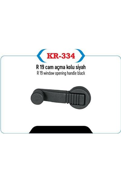KAYA PLASTİK Black Glass Opening Handle - R9 Ym 97 Md R11 R19 R21 Exp