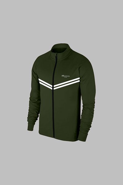 POSEIDON STORM New Series Large Size Men's Khaki Custom Supra Combed Fabric Comfortable Style Running Suit 4Xl-10Xl
