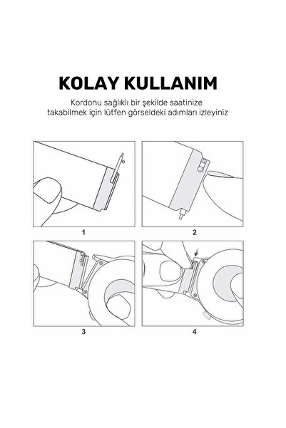 İncisoft Xiaomi Redmi Watch 5 Active / Redmi Watch 5 Lite Uyumlu Paslanmaz Hasır Örgü Metal Milano Kordon