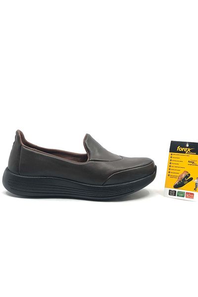 KCMN Forex Dr. Recommended 100% Genuine Leather Women's Ballerina Shoes Brown