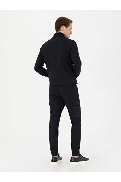 Cacharel Lacivert Jogger Fit Kargo Cepli Eşofman Altı 50272520-VR033