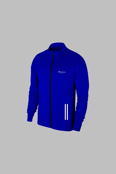 POSEIDON STORM Set de trening pentru bărbați, albastru Supra, din bumbac pieptănat - Confortabil cu fermoar și glugă S-3xl