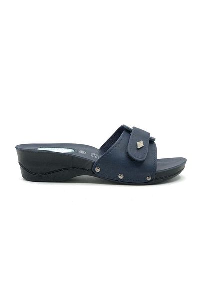 Kocamanlar Ayakkabı Aryan 67-792 Gel Heel Spur Special Dr. Recommended Papuci Ortopedici Femei Bleumarin