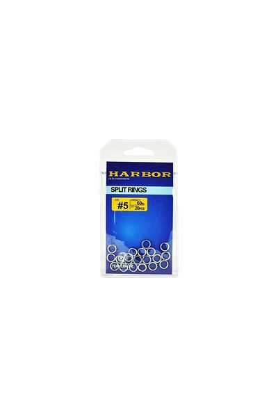 HARBOR Number 5 20 Pieces Split Rings
