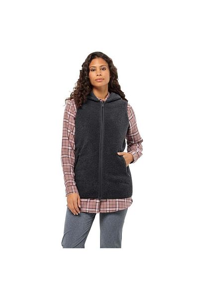Jack Wolfskin Women's Vest - High Curl Long Vest W1711321