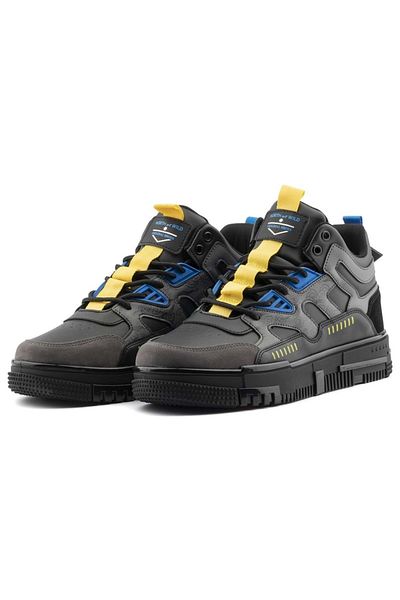 Kocamanlar Ayakkabı North Of Wild Almost Cuacheo Base Air Sneaker Boots Men's Sports Shoes Black-grey