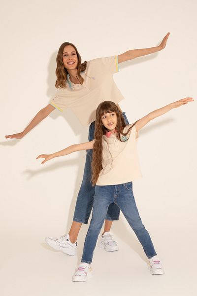 U.S. Polo Assn. Tricou crem cu gât polo pentru femei 50285879 -vr071