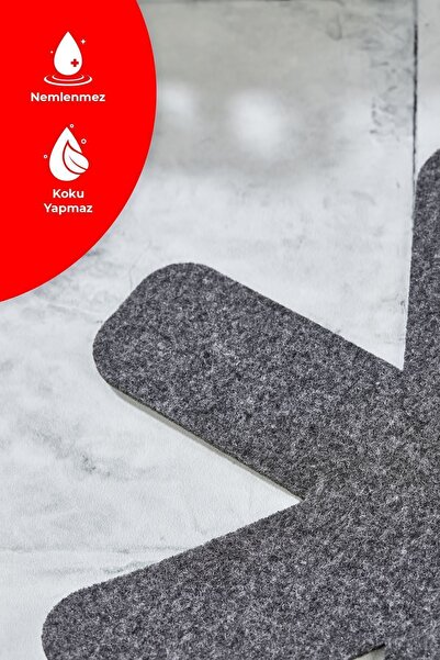 Self Power Kalın Tencere,tava & Borcam Koruyucu Çizdirmez Elyaf Keçe 6'lı Set 30x30 Cm Tava Koruyucu Çizdirmez