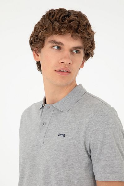 U.S. Polo Assn. Γκρι ανδρικό μπλουζάκι