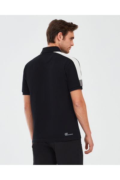 SKECHERS Polo Shirt M Short Sleeve Erkek Siyah Polo Yaka Tshirt S221047-001