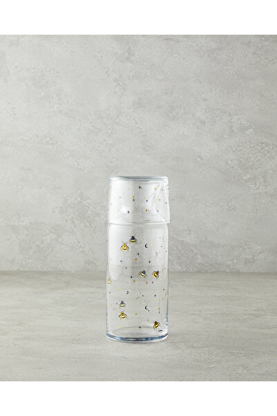 English Home Talisman Bee Cam Başucu Sürahi 700 Ml + 220 Ml Şeffaf