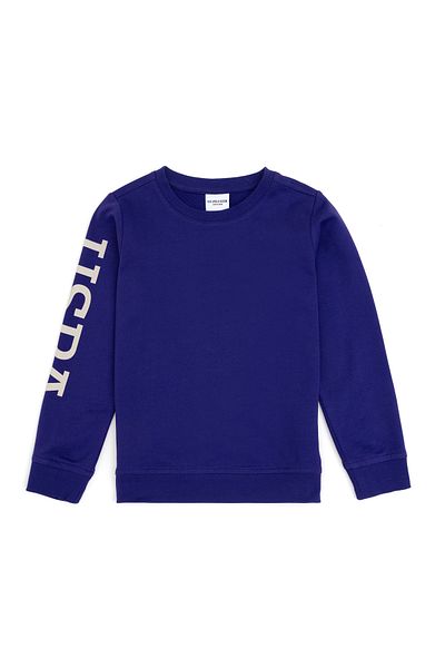 U.S. Polo Assn. Boy's Purple Basic Crew Neck Sweatshirt 50293643 -Vr038