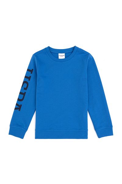 U.S. Polo Assn. Boy's Cobalt Crew Neck Sweatshirt 50293643 -Vr077