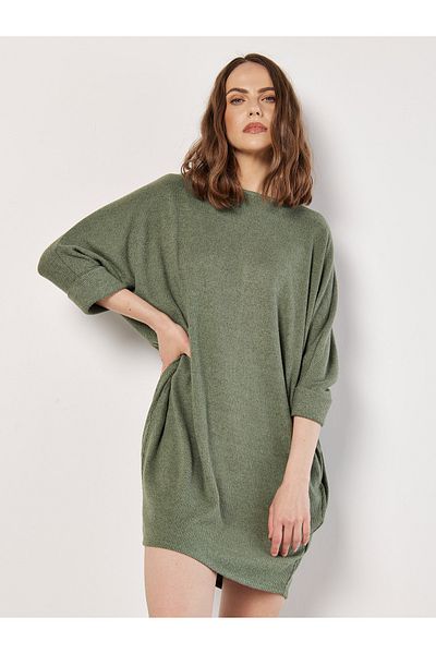 Apricot Kokonoptik'te Geripptes Minikleid