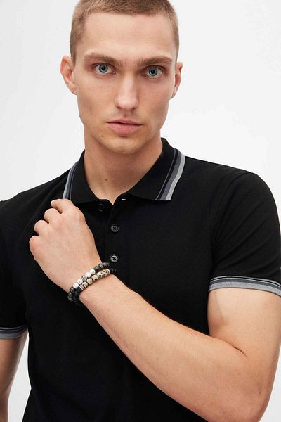 Tween Black Cotton Lycra T-shirt